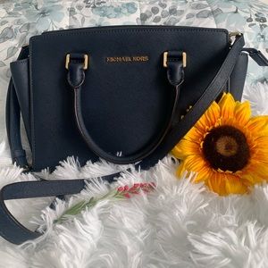 Michael Kors Selma Saffiano Leather Crossbody